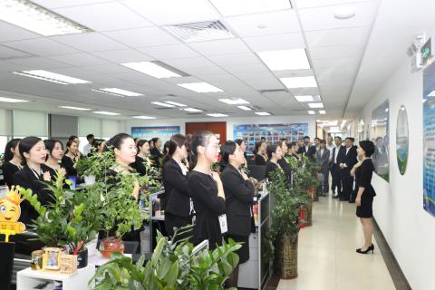 明光市市委书记被多多28企业文化深深感动 | 深入沟通合作空间广阔